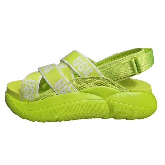 UGG Women La Cloud Sandals 1110090 Lime Volt Green - Picture 10 of 11